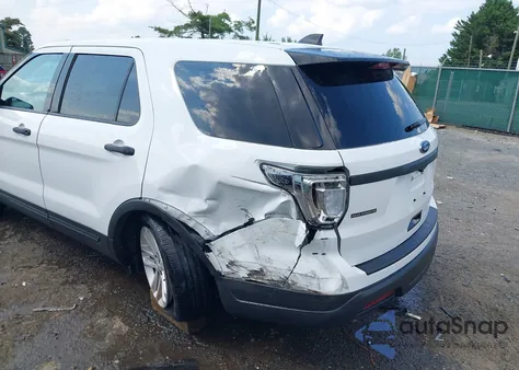 2018 Ford Police Interceptor из США, поврежденный, VIN 1FM5K8AR7JGA15708